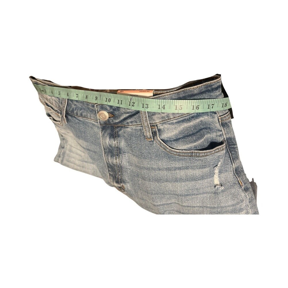 NWT AND NOW THIS Ultra Rise Straight Leg 2Toned Denim Jeans Women’s Plus Size-14 - Picture 14 of 14